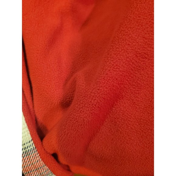 Columbia fleece lined shirt buttoned up red white sz M may fit L excellent - Picture 3 of 5